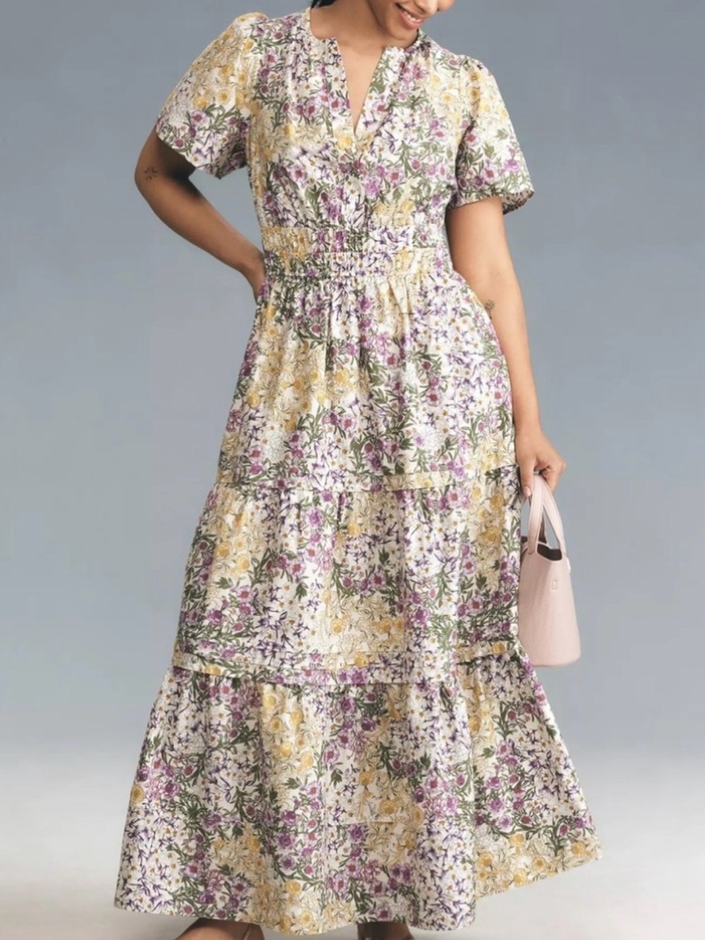 Anthropologie Somerset Lilac Dress
